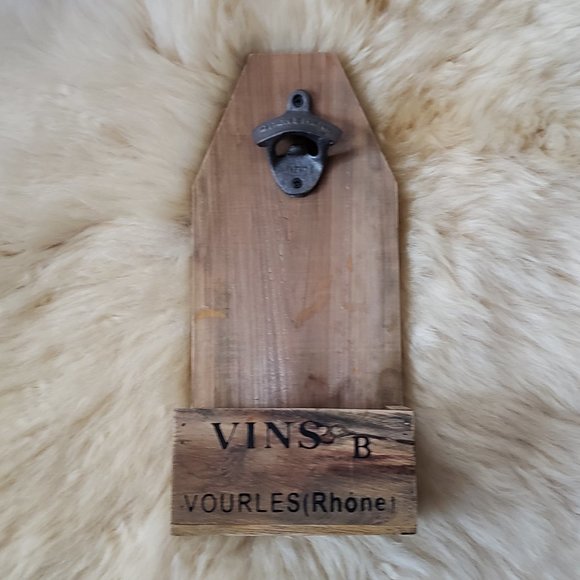 Cute Wooden Bottle Opener Tabletop Stand - Picture 2 of 8